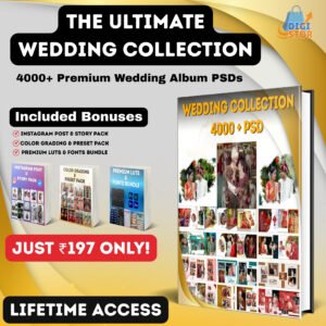 4000+ Premium Wedding Album PSDs